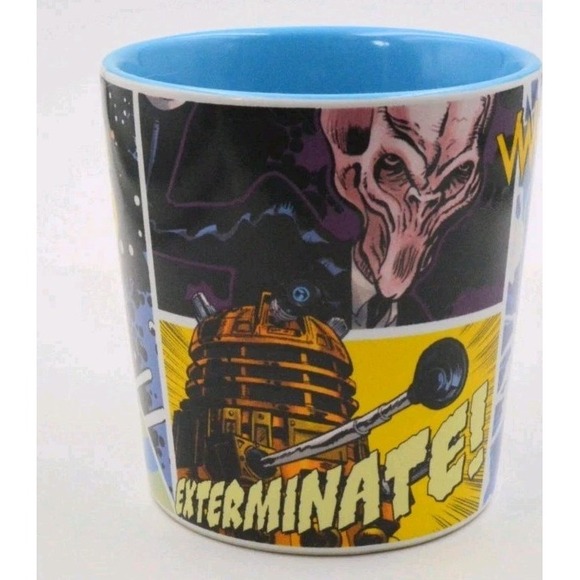 Doctor Who Mug Coffee Cup 2012 BBC Licensed Comic Style Whovian Collectible - Picture 3 of 7
